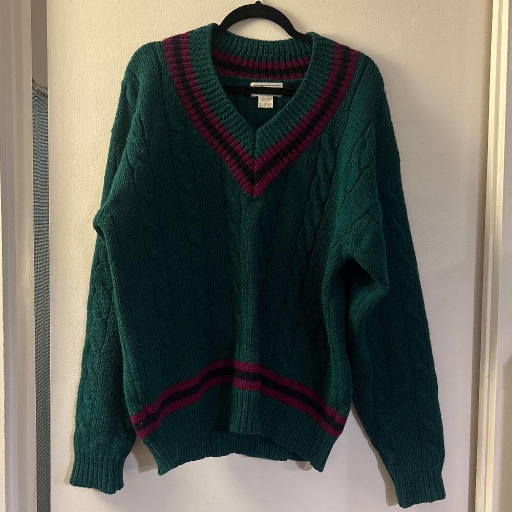 Vintage 90s "Gap" Wool Varsity Sweater (Size L)